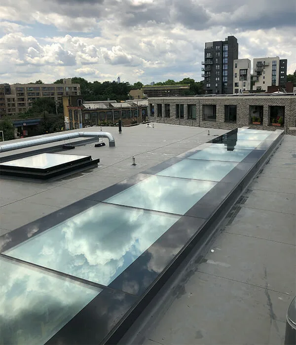 Modular rooflight installed by SM Glasstech
