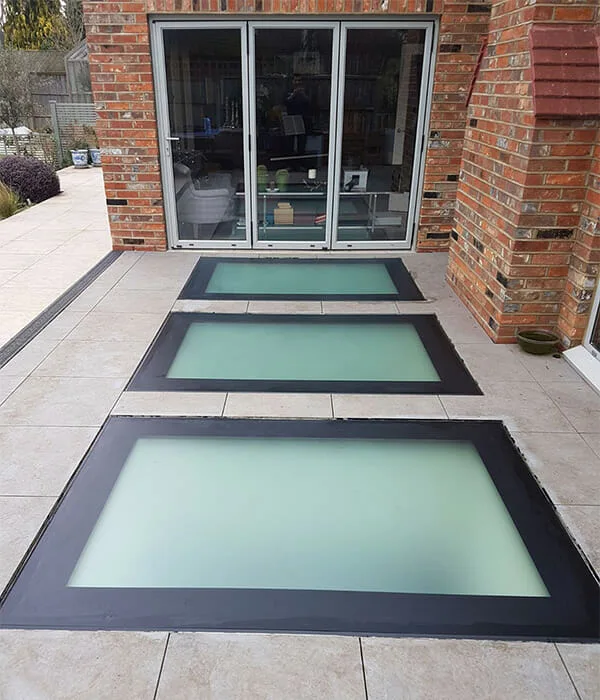 Walk-on rooflight installed by SM Glasstech