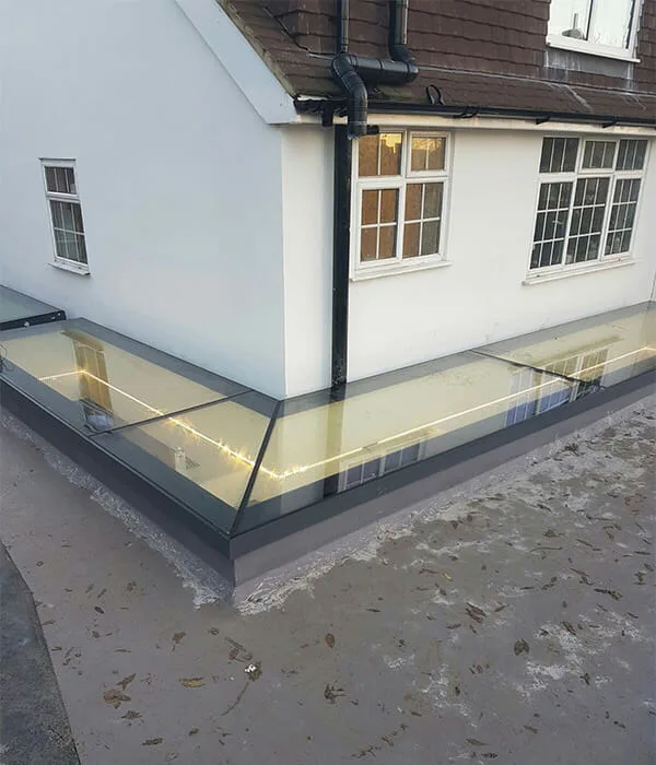 Modular rooflight manufactured by SM Glasstech